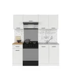 Modular kitchen JUNONA LINE 180 BBL BRW chalk gloss order